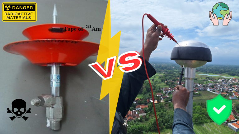 Penangkal Petir Radioaktif vs DDCE-100 Plus